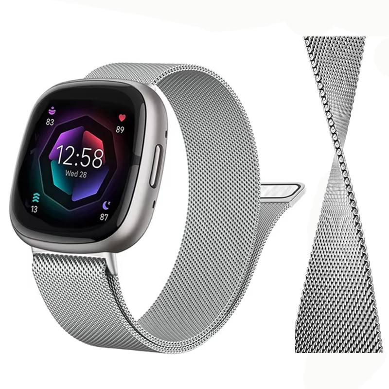 Milanese Loop Magnetic - Milanese lusband voor Fitbit versa 4