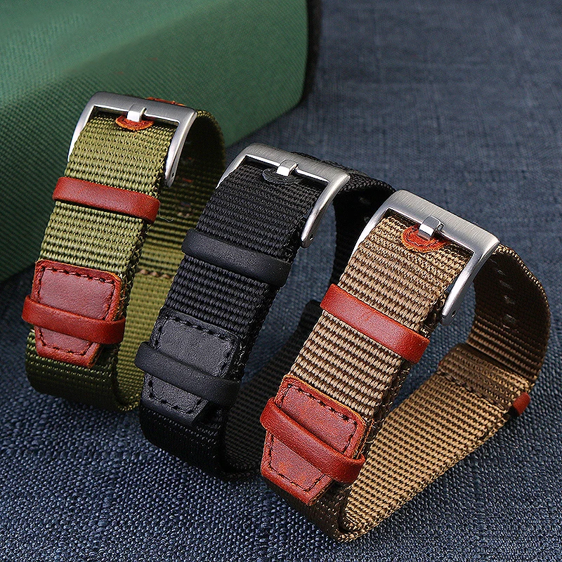 Hoge kwaliteit Nylon 20mm 22mm - Suede Strap Watch recensie en prijs