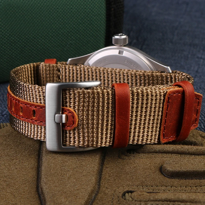 Hoge kwaliteit Nylon 20mm 22mm - Suede Strap Watch recensie en prijs