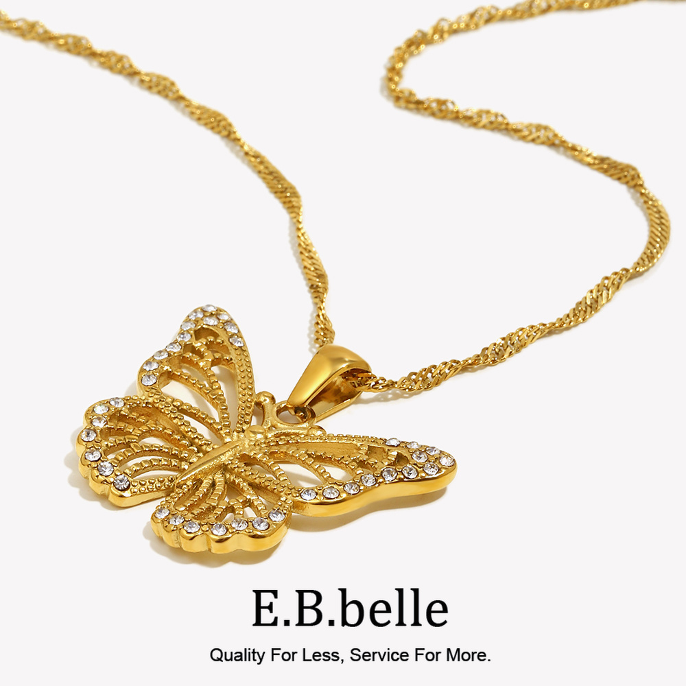 E.B. Belle Sieraden Roestvrij  - Butterfly Clasp Deployant recensie en prijs