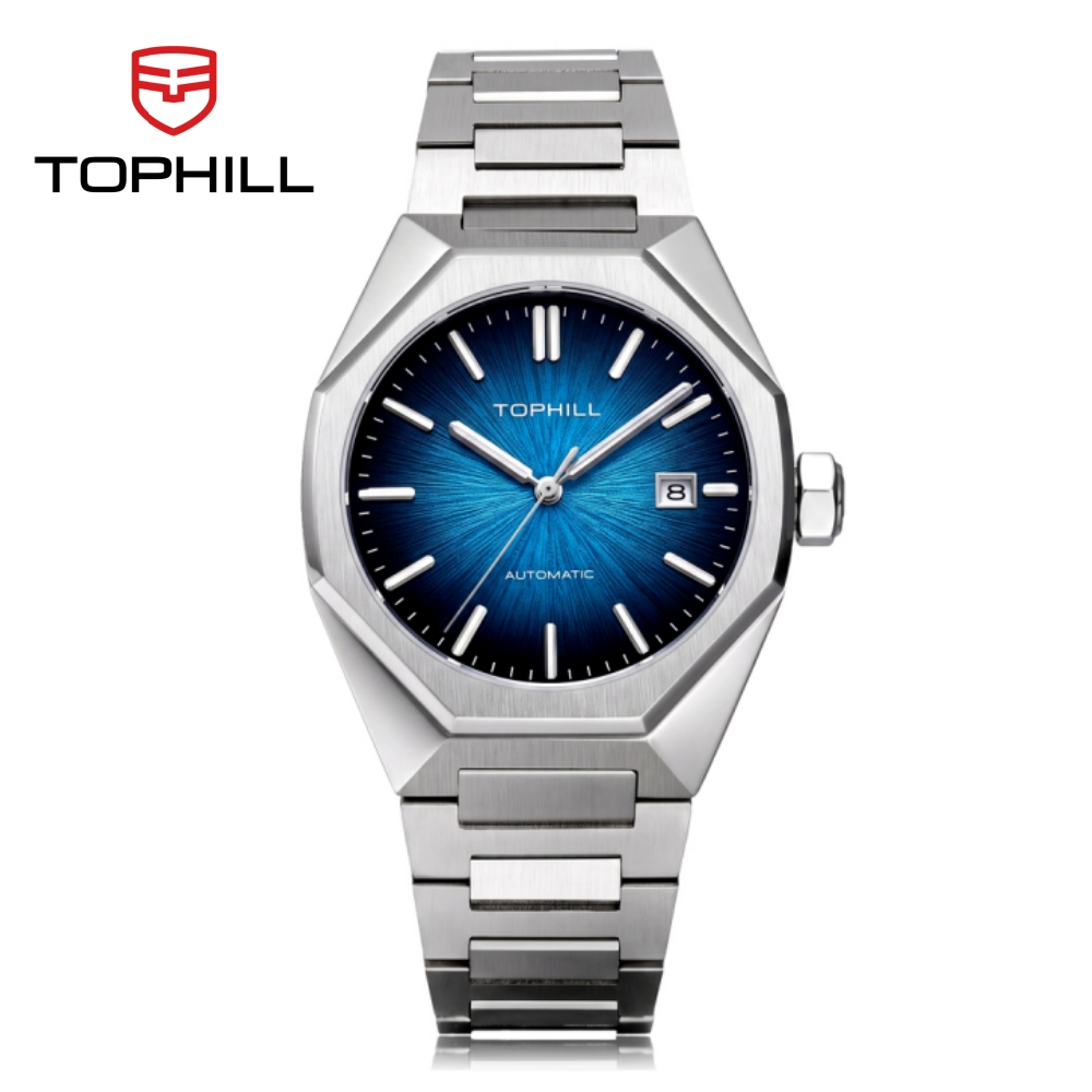 TOPHILL 39mm Miyota 8215 Mecha - Butterfly Clasp Deployant recensie en prijs
