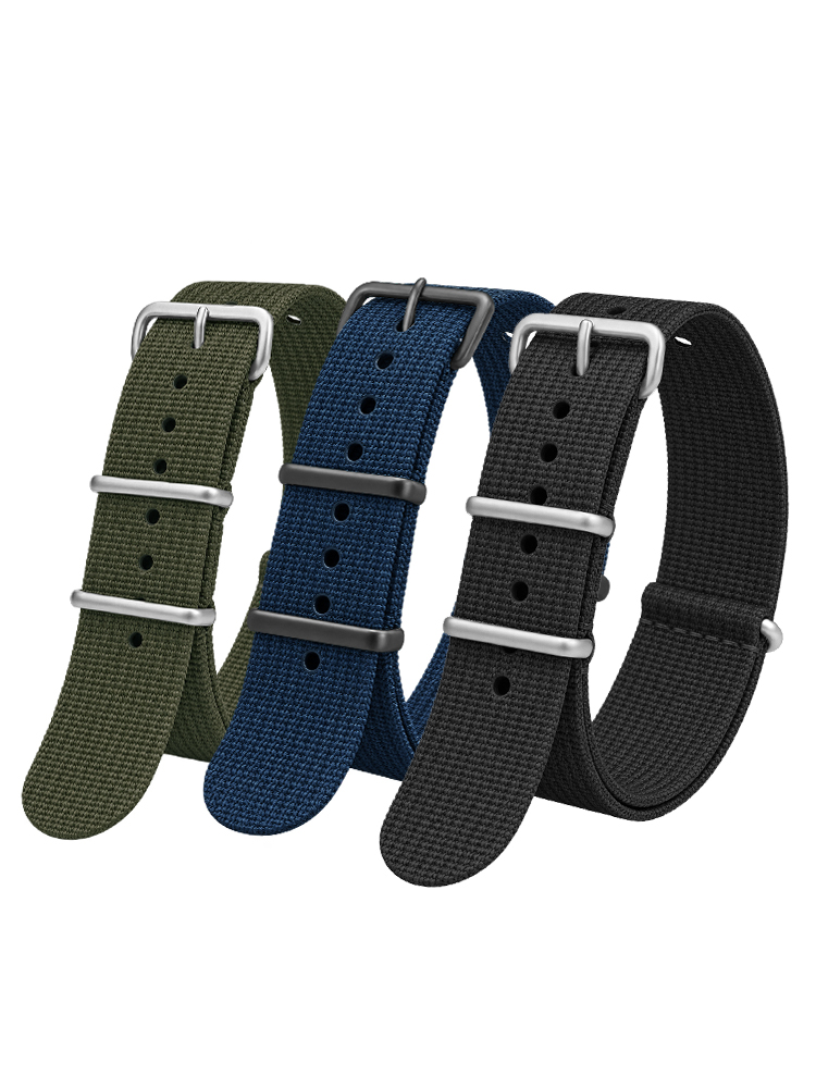 Geribbelde nylon band voor Sei - Nato Strap Nylon recensie en prijs
