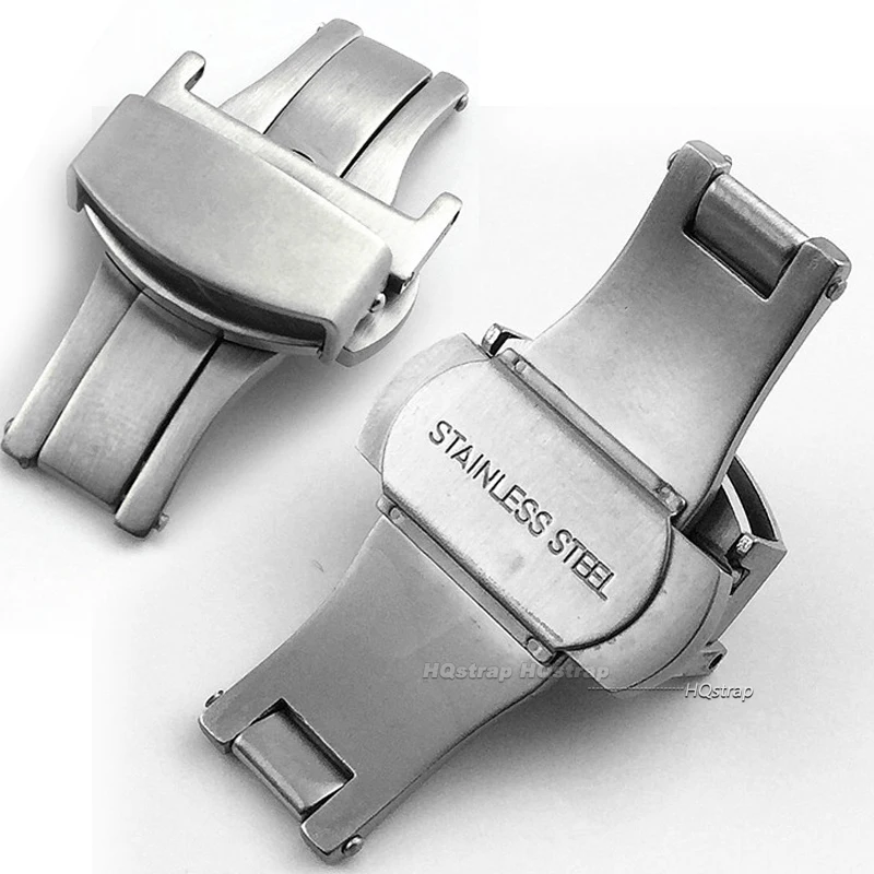 Matte Rvs Vlinder Knop 18mm 20 - Butterfly Clasp Deployant recensie en prijs